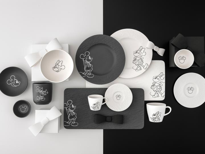 Produktbild Villeroy & Boch Frühstücks-/Dessertteller Manufacture Rock blanc - Mickey Mouse (1x, 21.70 cm)