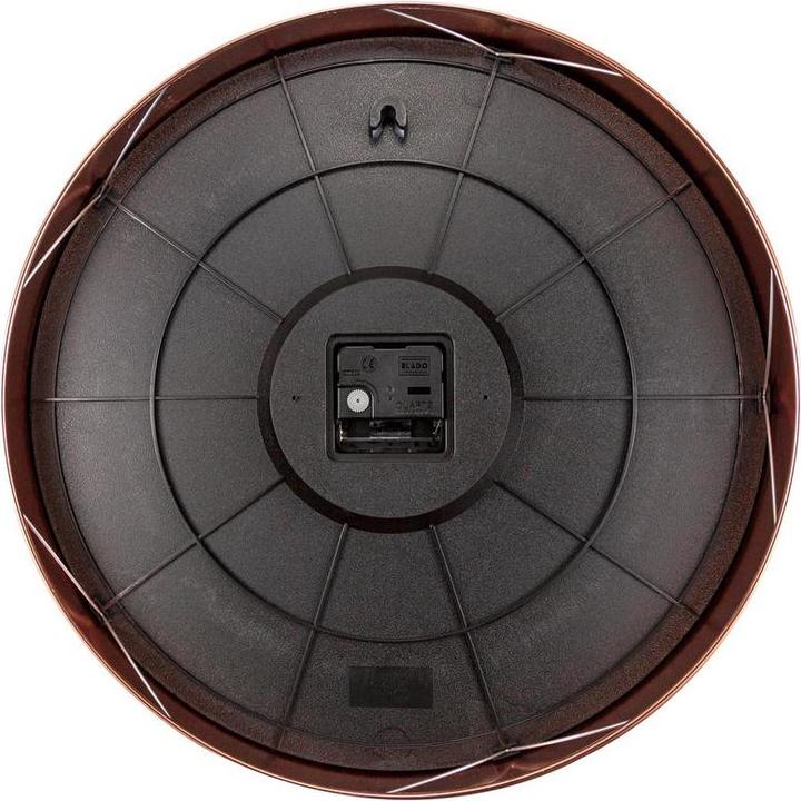 Produktbild Nextime Wanduhr Very Essential 40 Ø, Kupfer/Rot (40 cm)