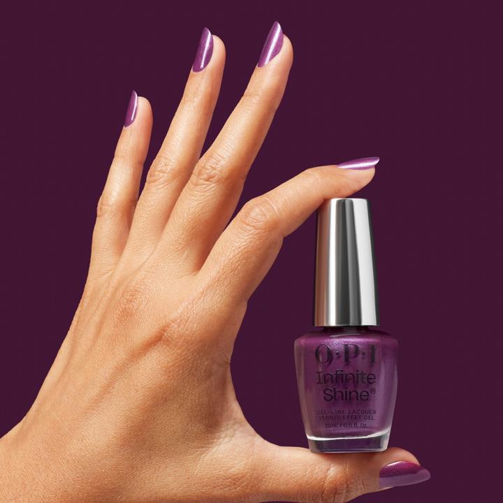 Immagine prodotto OPI Infinite Shine My Berry Janes Semi-Sheer Dark Cool Purple Silver Shimmer (Le mie Janes di Berry, Smalto per unghie effetto gel)