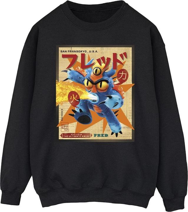 Produktbild Disney Big Hero 6 Baymax Fred Newspaper Sweatshirt (XXL)