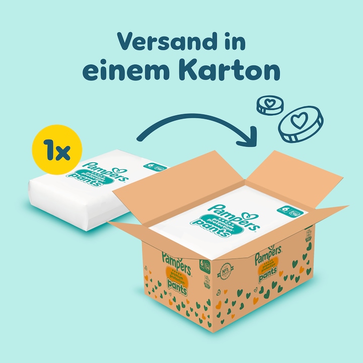 Produktbild Pampers Premium Protection Pants (Gr. 6, Monatsbox, 132 Stück)