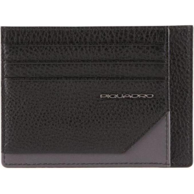Piquadro, Mannen, Portemonnee, Tallin, Leather Wallet, For Men, Zwart