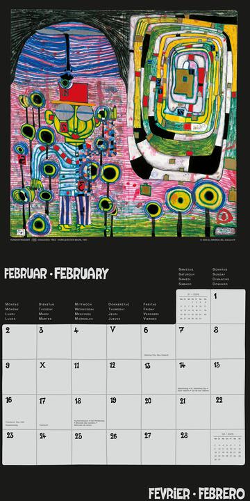 Image du produit Hundertwasser Broschürenkalender Art 2026 (30 x 30 cm)