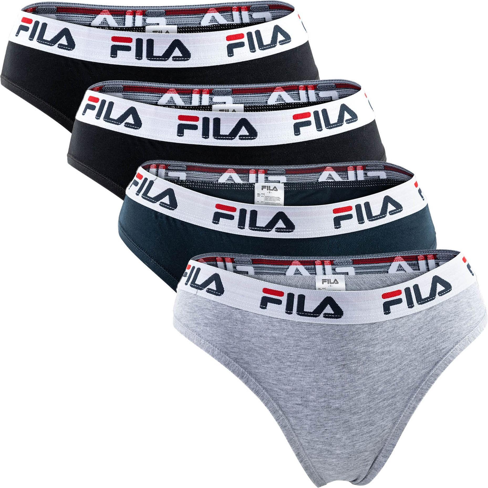 FILA, Damen, Unterhosen, Slip Sportlich Bequem sitzend, Mehrfarbig, (XL)