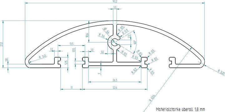 Produktbild Bachmann Easy-Bridge - Kabel-Floor-Guard - 1 m (Kabelbrücke, Kabelkanal, 100 cm)