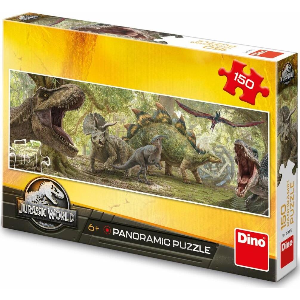 Thumbnail - Dino Panoramapuzzle Jurassic World 150 Teile