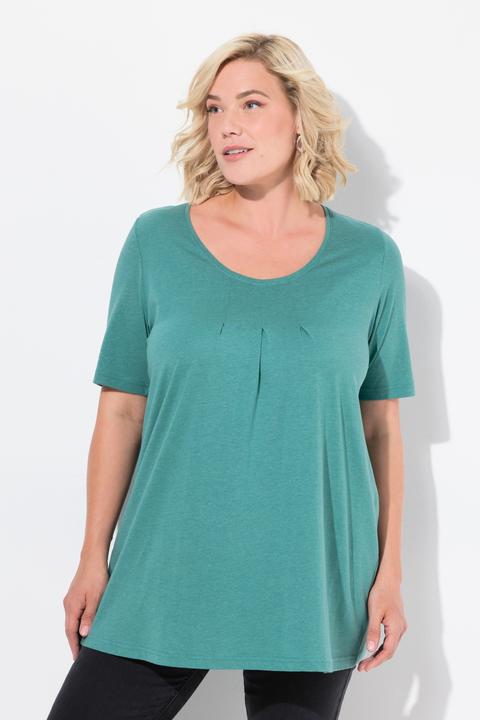 Actual product image Ulla Popken Essential Front Pleat Tee (42, 44)