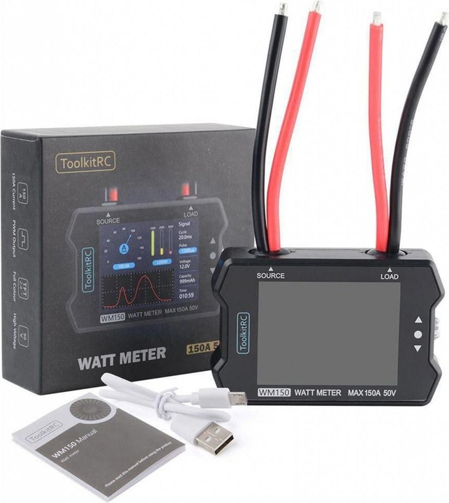 Produktbild Toolkitrc Akkutester WM150 Advanced Watt & Power Meter