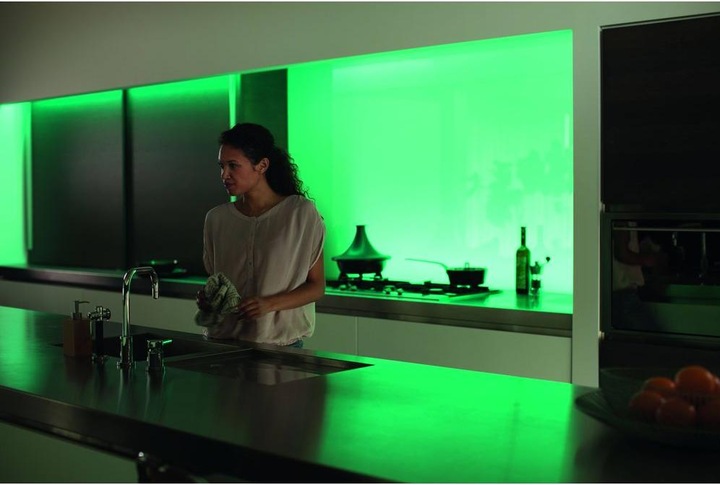 Actual product image Philips Hue Lightstrips BT Extension (RGBW, 100 cm, Indoor)