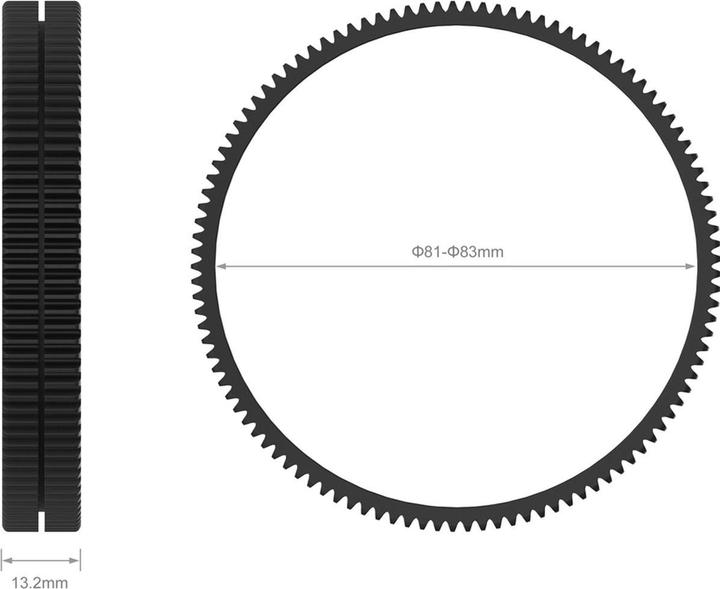 Actual product image SmallRig 81- 83 Seamless Focus Gear Ring 3296
