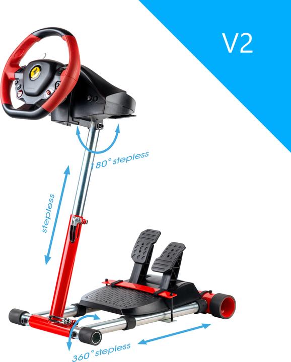 Actual product image Wheel Stand Pro for Thrustmaster F458/F430/T80/T100 - Deluxe V2