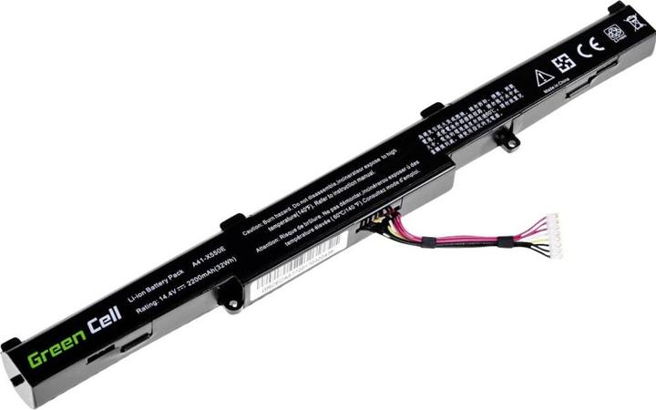 Actual product image GreenCell AS77 - Battery - ASUS - F550 F750 K550 K750 R510 R750 X550 X750 (4 cubicles, 2200 mAh)