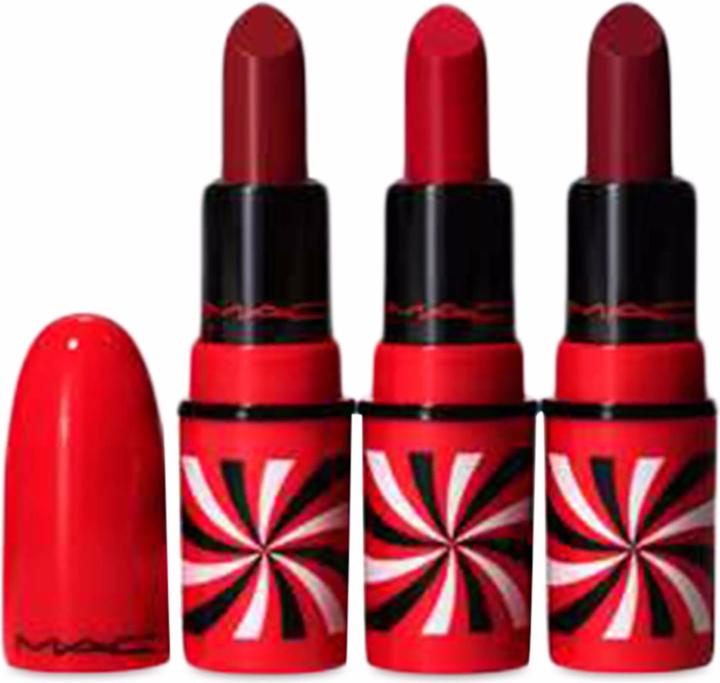 MAC Cosmetics Tiny Trick Mini Lipstick Trio Weihnachts- Set