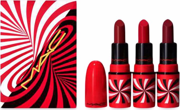 Produktbild MAC Cosmetics Tiny Trick Mini Lipstick Trio Weihnachts- Set