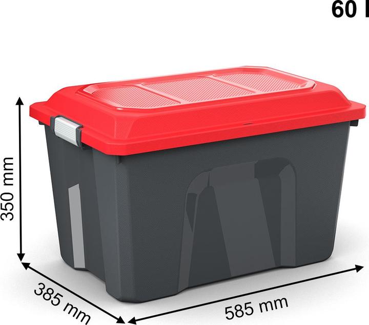 Actual product image Rotho Locker (58.5 x 38.5 x 35 cm, 60 l)