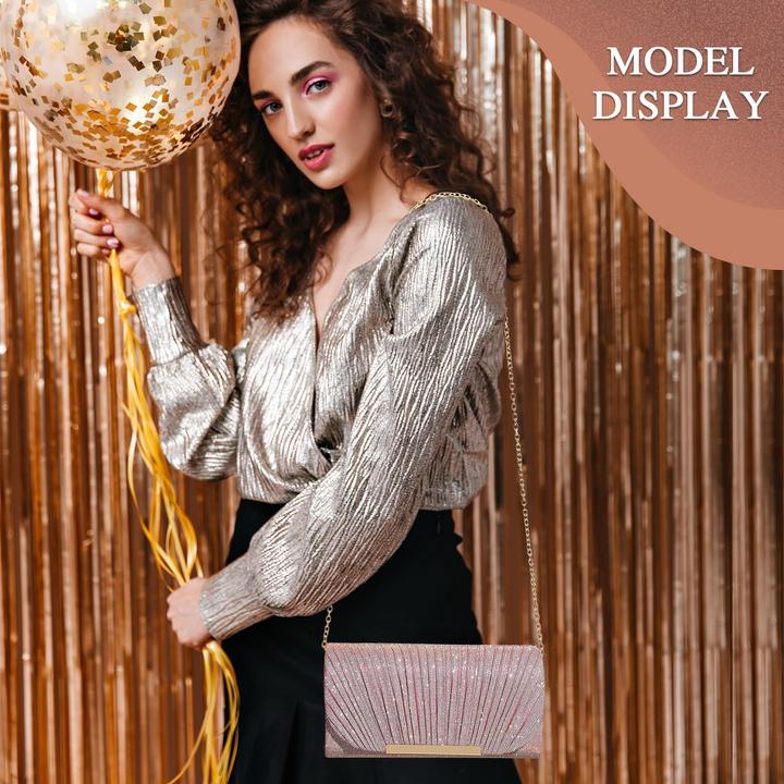 Produktbild Only-Bags.Store Abendtasche, Modische Handtasche, Elegante Hochzeitstasche, Kettenumschlagtasche