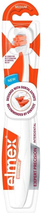 Produktbild Elmex Toothbrush For Deep Cleaning Of Interdental Spaces Expert Precision Caries Protection (1 x)