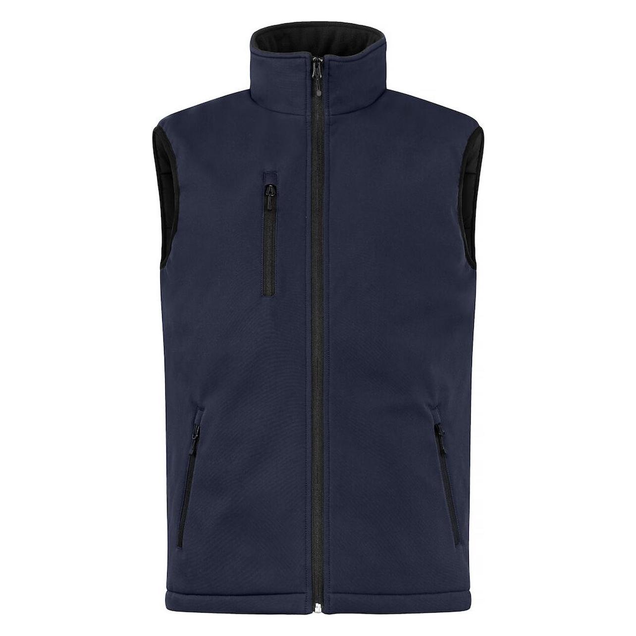 Clique, Herren, Westen, Gilet Morbido In Softshell Imbottito, Blau, (Xxl)