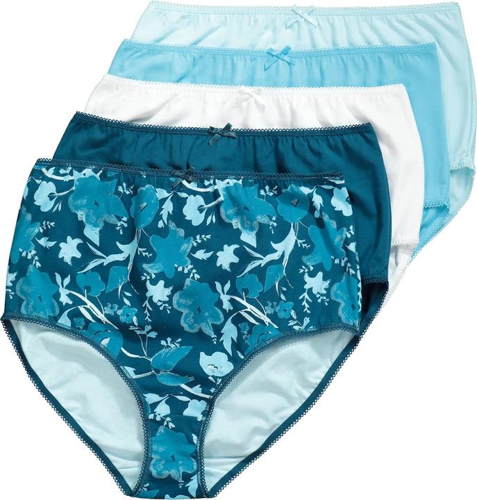 Produktbild Ulla Popken Maxislips, 5er-Pack, Muster/verschiedene Farben (42, 44)