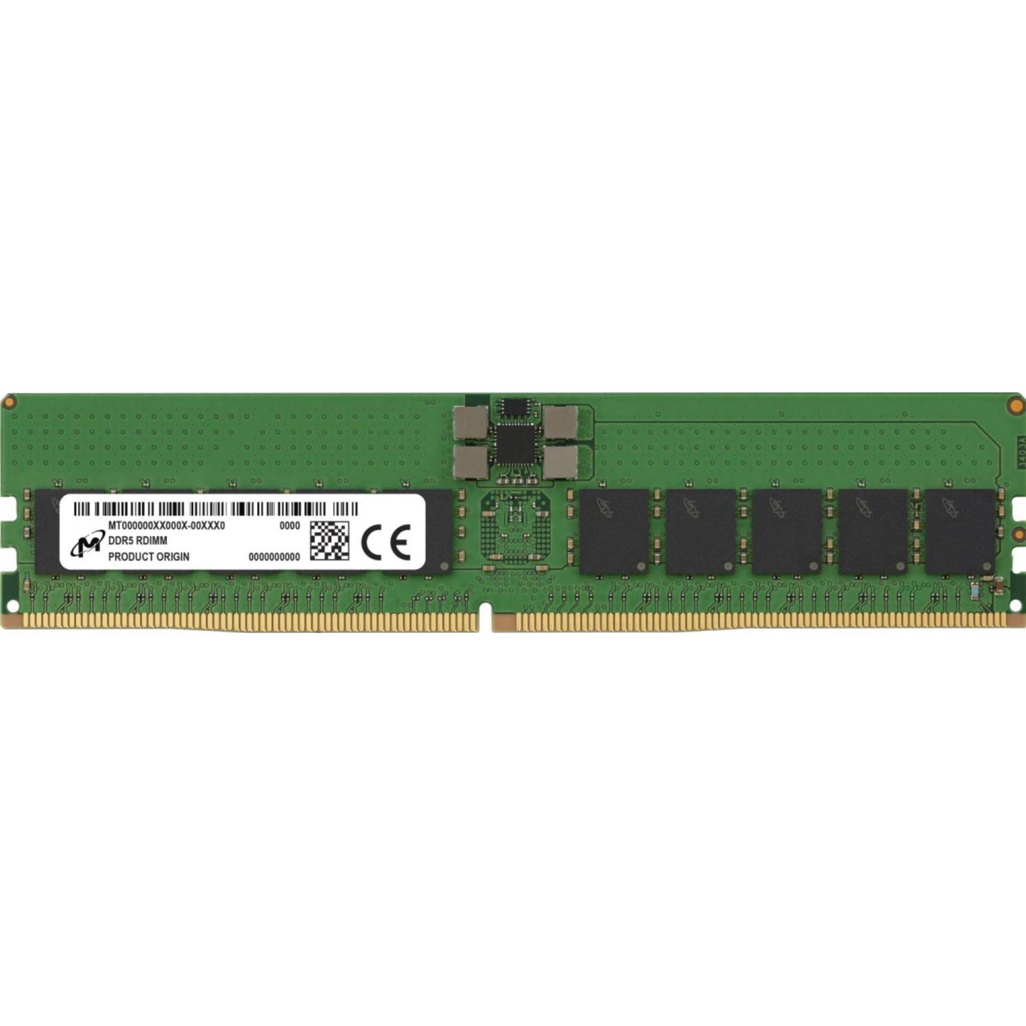 Crucial Micron DDR5 RDIMM 32GB 1Rx4 4800 (1 x 32GB, 4800 MHz, DDR5-RAM, R-DIMM), RAM
