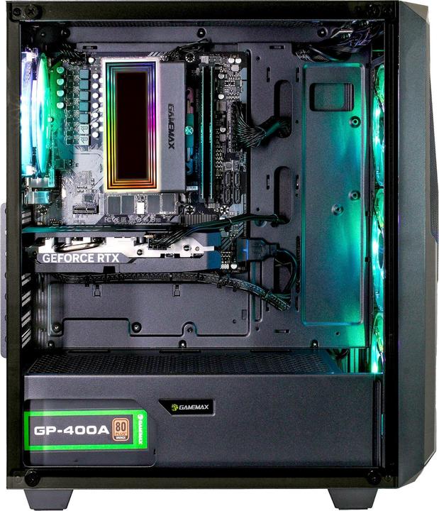 Produktbild GameMax MegaDeal Striker SET2624 7635 + MSI MAG 32C6 Monitor, Curved 80cm (32") +Zubehör (1000 GB, 32 GB, AMD Ryzen 5 7500F, GeForce RTX 5060 Ti)