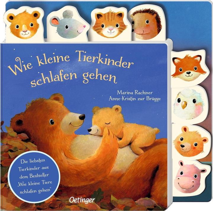 Wie kleine Tierkinder schlafen gehen (German, Anne-Kristin of Bruges, Marina Rachner, 2022)