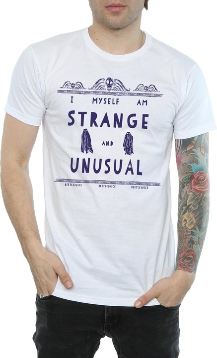 Actual product image Beetlejuice Mens Strange And Unusual T-Shirt (XXL)