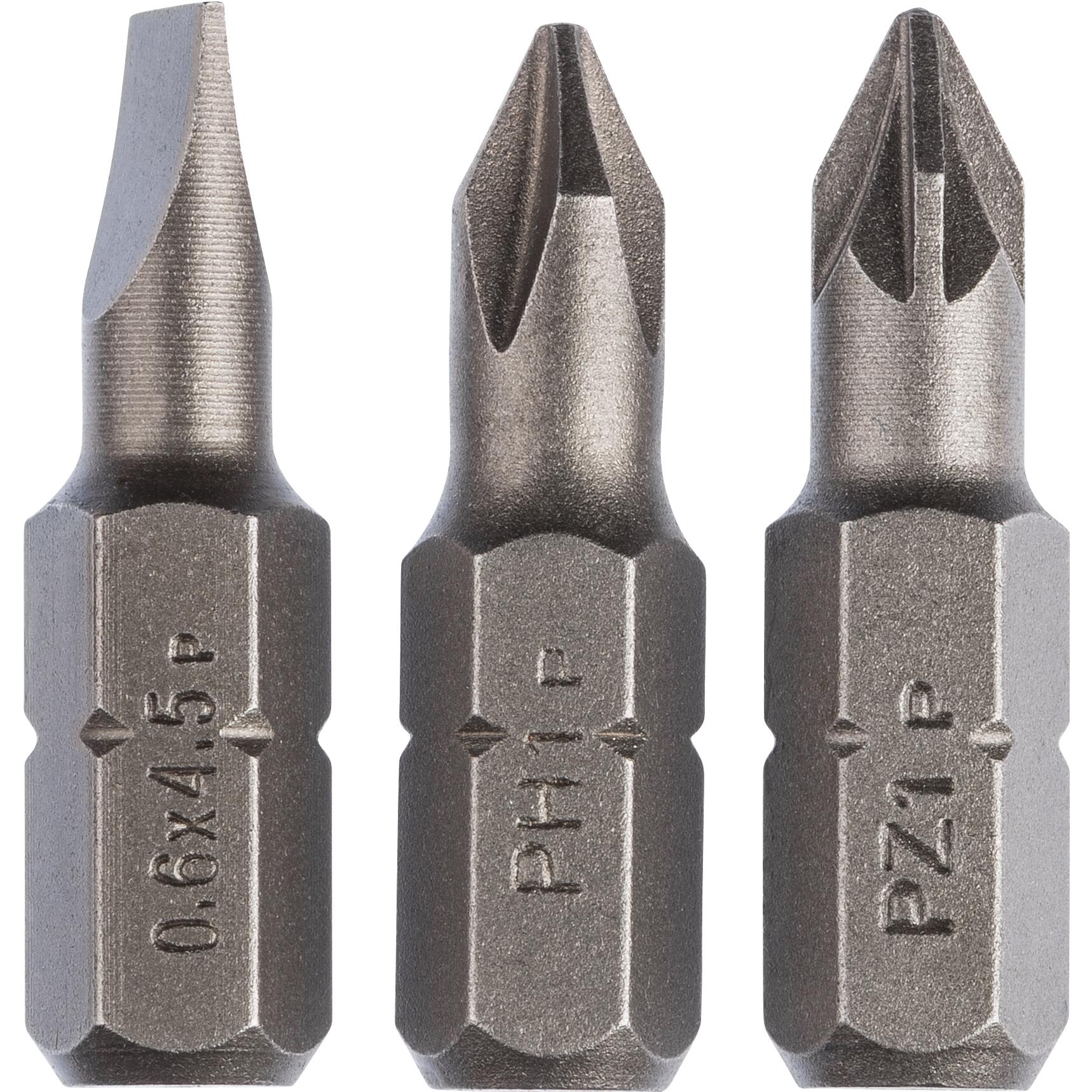 Bosch Zubehör, Bits, 3tlg. Schrauberbit-Set Standard, gemischt (S, PH, PZ) (4.5)