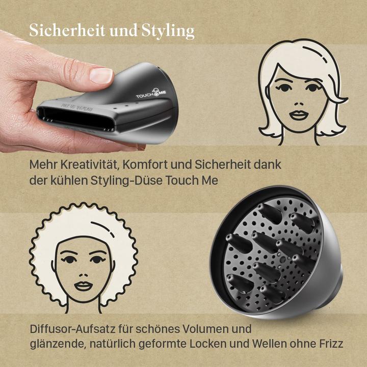 Produktbild Valera Ionischer Haartrockner mit Sanify Luftreinigung, 2400 Watt, leise und schnell (2400 W)