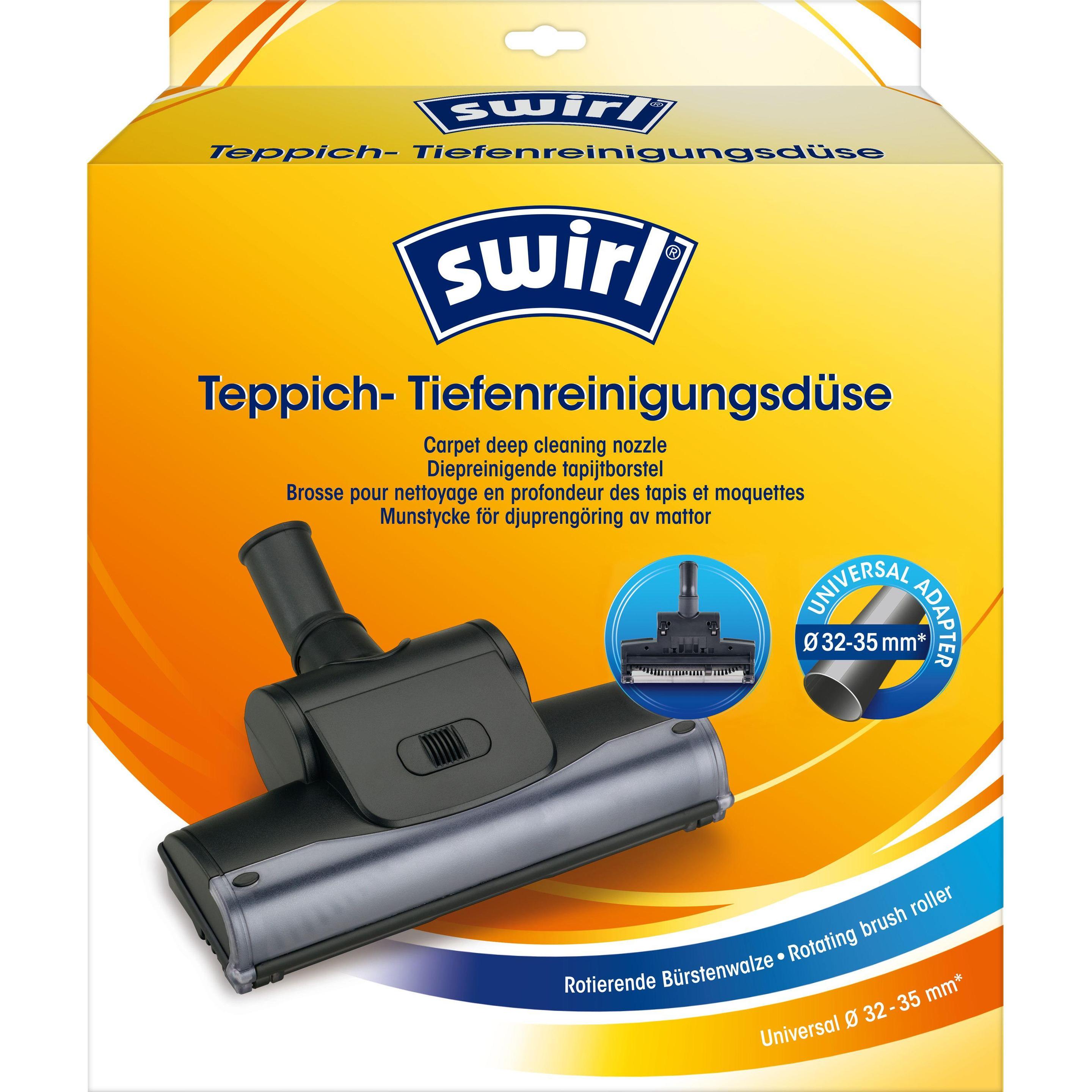 Swirl Teppich-Tiefenreinigungsdüse, Staubsauger Zubehör, Schwarz