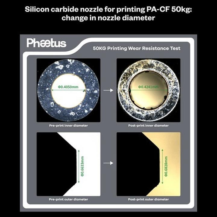 Immagine prodotto Phaetus Conch Hotend Plus Bambulab X1/X1C 0.6mm (With Heater and Thermistor) (Hotend)
