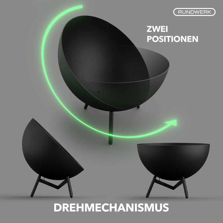 Image du produit Rundwerk Feuerschale für Garten und Terrasse (60cm) (60 cm)