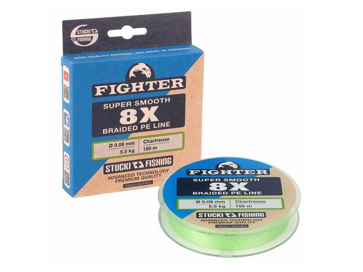 Produktbild Stucki Fishing Stucki Fighter 8X Premium Chartreuse 150m - 0.08mm