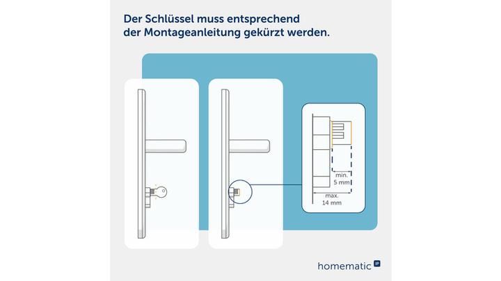 Actual product image Homematic IP Türschlossantrieb? pro, anthrazit HmIP-DLP-A