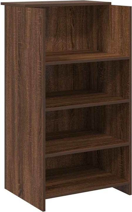 Actual product image vidaXL Reception counter brown oak look 55x50x103.5 cm wood-based material