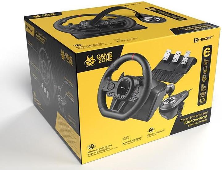 Actual product image Tracer SimRacer Manual Gearbox 6in1 (PC, PS3, PS4, Xbox One S, Xbox One X)