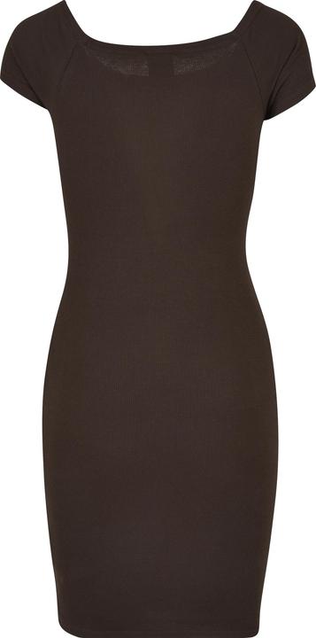 Produktbild Urban Classics Geripptes Kleid mit freien Schultern Damen (5XL)