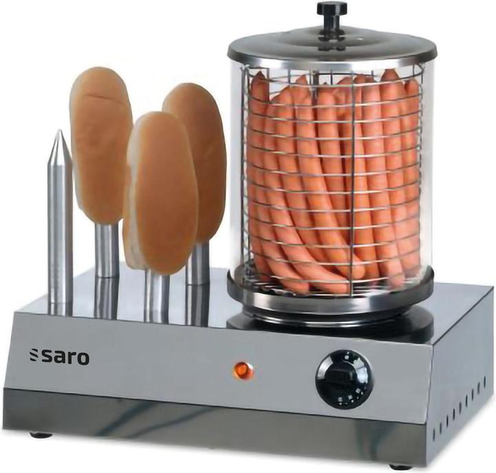 Immagine prodotto Ich-zapfe Macchina per hot dog, scalda salsicce, cuoci hot dog a vapore - modello CS-400, acciaio inox