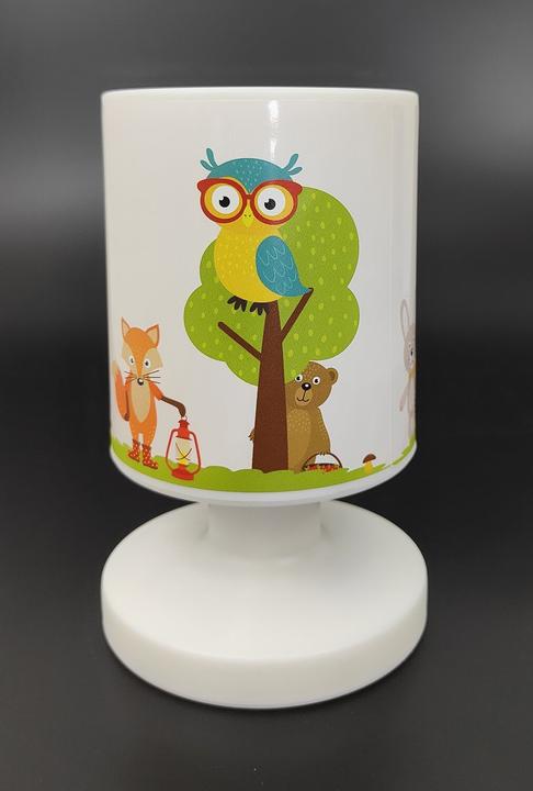 Actual product image Niermann Stand By Niermann Forest Animals LED Rechargeable Table Lamp Warm White 1.5W IP44 White, Multicolour