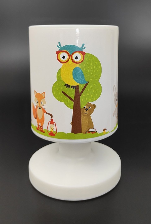 Immagine prodotto Niermann Stand By Niermann Animali della foresta LED Lampada da tavolo ricaricabile Bianco caldo 1,5W IP44 Bianco