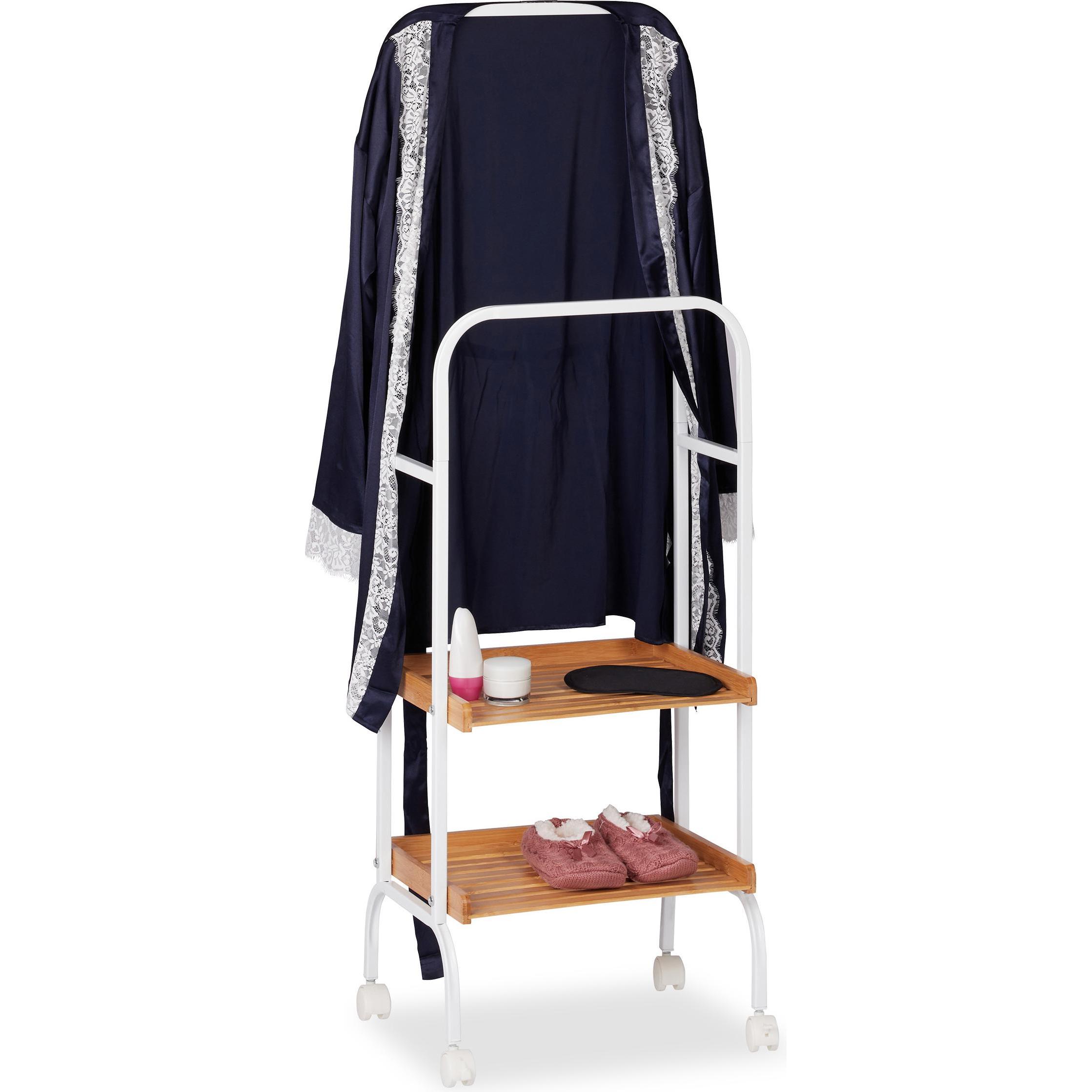 Relaxdays, Kleiderständer + Kleiderstange, Stummer Diener