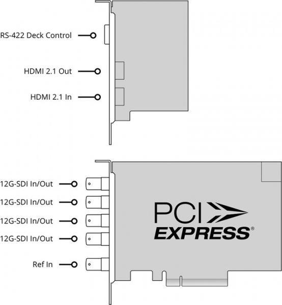 Immagine prodotto Blackmagic DeckLink 8K Pro G2 (PCIe, DVB-C, DVB-S, DVB-S2, DVB-T, DVB-T2, segnale TV analogico)