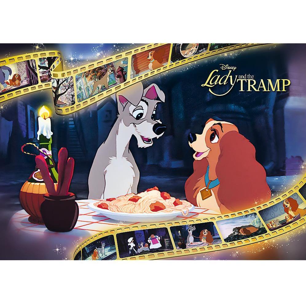 Thumbnail - Trefl Puzzle Premium Plus 1000 - Disney Susi und Strolch (1000 Teile)