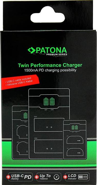 Produktbild Patona Premium Twin Charger Sony NP-FW50 (Kamera Akku Ladegerät)