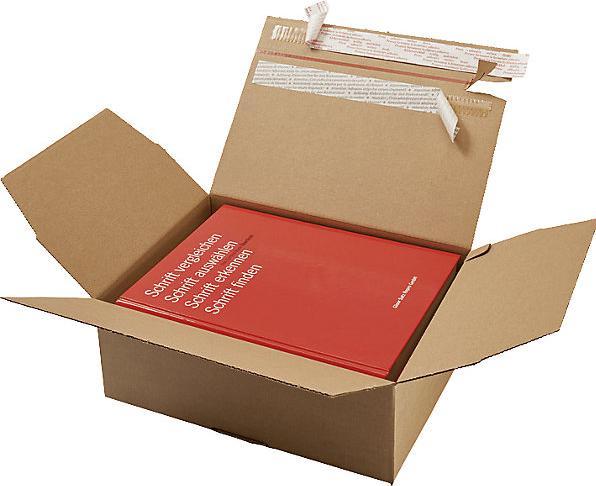 Immagine prodotto Ratioform Scatola di cartone automontante duo con chiusura rapida, a onda singola, lungh. (1 x)