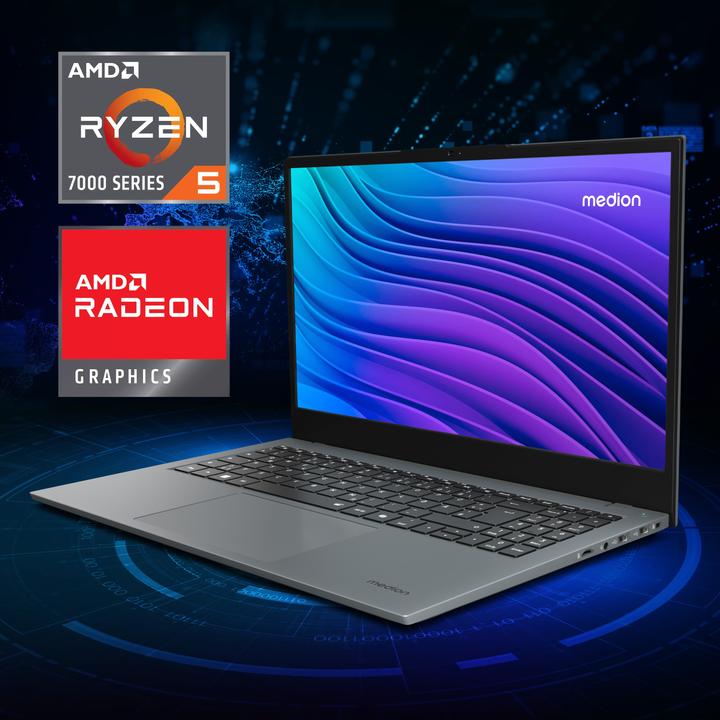 Produktbild Medion Avantum 15 E1 (MD62716), grau (15.59", Intel Core 5 120U, 16 GB, 512 GB, DE)