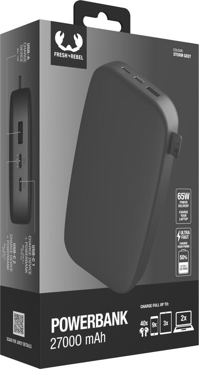 Immagine prodotto Fresh'N Rebel Powerbank (27000 mAh, 65 W, 99.90 Wh)
