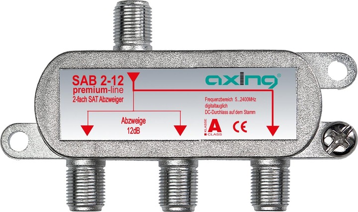 Actual product image Axing SAB 2-12 Cable splitter