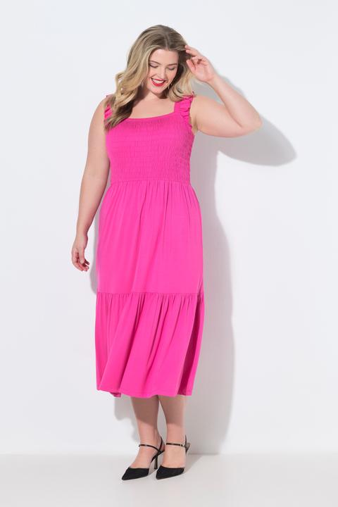 Image du produit Miamoda Robe midi smockée, modèle sans manches (48)