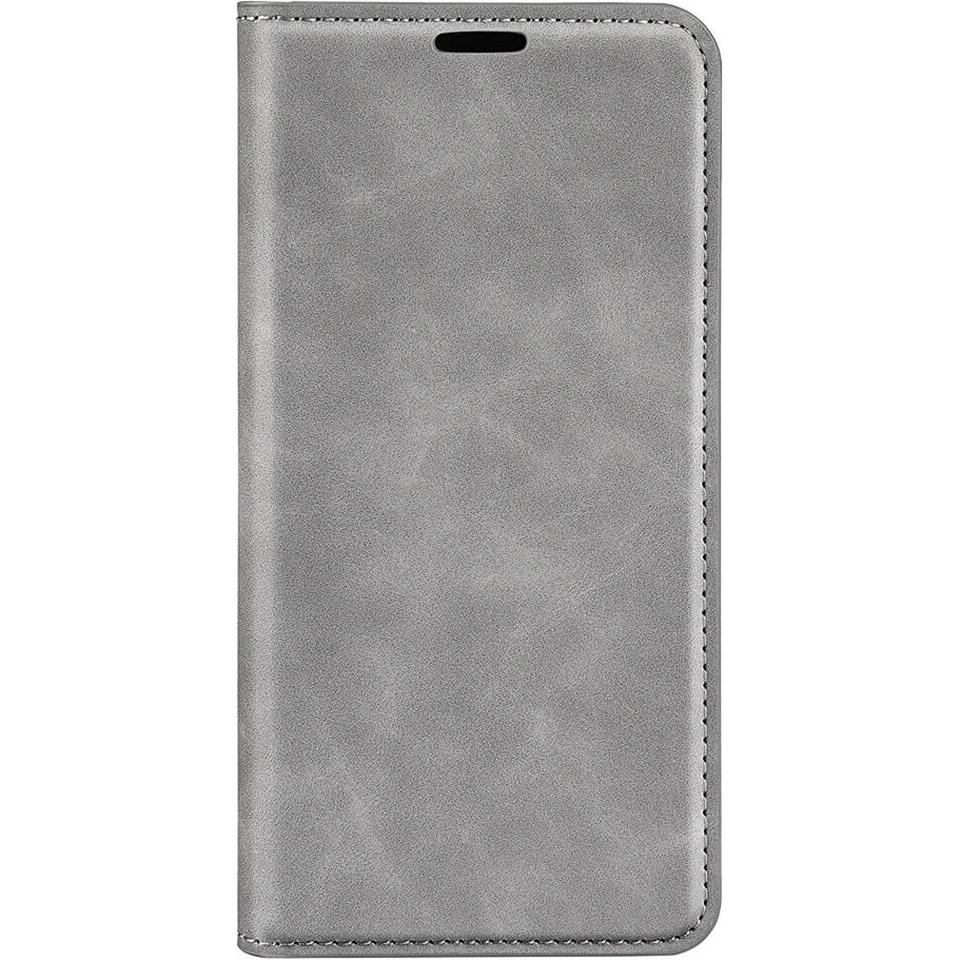 Thumbnail - Cover-Discount Xiaomi 14 - Stand Flip Case Hülle grau (Xiaomi 14), Smartphone Hülle, Grau